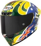Suomy S1-XR GP Troy Bayliss Replica 2005, Integralhelm - Gelb/Gr&uuml;n/Blau - XS