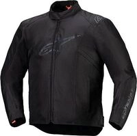 Alpinestars T-SPS V2, Textiljacke wasserdicht - Schwarz/Schwarz - S