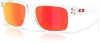 Oakley Holbrook XXS Ruby, Sonnenbrille Jugend - Transparent Orange/Rot-Verspiegelt