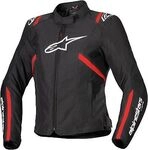 Alpinestars Stella T-SPS V2, Textiljacke wasserdicht Damen - Schwarz/Wei&szlig;/Neon-Rot -