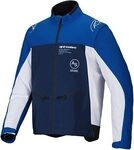 Alpinestars Lite-Dura Softshell, Textiljacke - Blau/Dunkelblau/Wei&szlig; - S