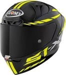 Suomy S1-XR GP Carbon Hypersonic, Integralhelm - Schwarz/Neon-Gelb - XS