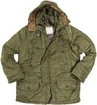 Mil-Tec US Flieger Parka N3B, Textiljacke - Oliv - S