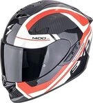 Scorpion EXO-1400 Evo Air II Carbon Enko, Integralhelm - Schwarz/Rot/Wei&szlig; - XL