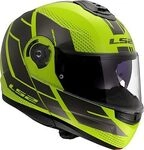 LS2 FF908 Strobe II Code, Klapphelm - Neon-Gelb/Schwarz - XS