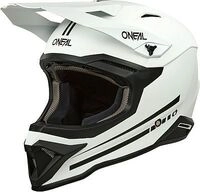 ONeal 1SRS Solid S25, Motocrosshelm - Matt Wei&szlig;/Schwarz - XXL
