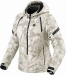 Revit Flare 3 H2O, Textiljacke wasserdicht Damen - Grau/Wei&szlig; - 34