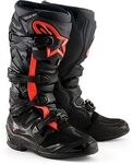 Alpinestars Tech 7 S25, Stiefel - Schwarz/Neon-Rot - 9 US