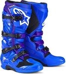 Alpinestars Tech 7 S25, Stiefel - Blau/Lila/Schwarz - 9 US