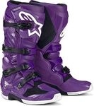 Alpinestars Tech 7 S25, Stiefel - Lila/Schwarz/Wei&szlig; - 9 US