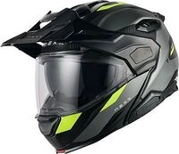 Nexx X.Lifecountry Terra, Klapphelm - Matt Schwarz/Wei&szlig;/Orange - XL