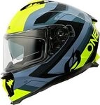 ONeal Challenger Exo S25, Integralhelm - Matt Schwarz/Grau/Neon-Gelb - XS