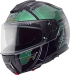 Schuberth 4159137360, Schuberth C5 Globe, Klapphelm - Schwarz/Gr&uuml;n - XL (60/61)