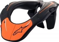 Alpinestars Youth, Nackenst&uuml;tze Kinder - Schwarz/Orange - Einheitsgr&ouml;&szlig;e