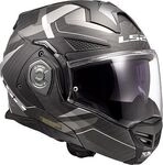 LS2 FF901 Advant X Carbon Horizon, Modularhelm - Matt Schwarz/Silber/Wei&szlig; - XS