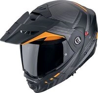 Scorpion ADX-2 Lewis, Klapphelm - Matt Schwarz/Grau/Orange - S