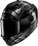 Shark Spartan GT Pro Carbon Zarco TR, Integralhelm - Schwarz/Dunkelgrau/Silber...