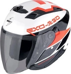 Scorpion 23-481-164-03, Scorpion EXO-230 Band, Jethelm - Wei&szlig;/Schwarz/Rot - S