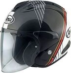 Arai SZ-R Evo Temu, Jethelm - Schwarz/Grau/Wei&szlig; - XS