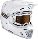 Leatt 8.5 V25, Motocrosshelm - Wei&szlig;/Grau - S