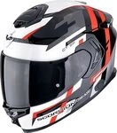 Scorpion EXO-GT SP Air Tornado, Integralhelm - Schwarz/Wei&szlig;/Grau/Rot - L