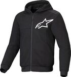 Alpinestars Chrome V2, Kapuzenjacke - Schwarz/Wei&szlig; - L