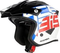 Acerbis Aria Graphic, Jethelm - Wei&szlig;/Blau/Rot - XS
