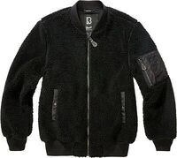 Brandit MA1 Sherpa, Textiljacke - Schwarz - XL