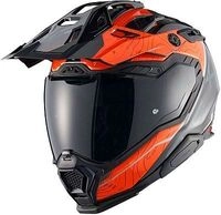 Nexx X.Wed3 Furka, Endurohelm - Schwarz/Orange/Grau - XS