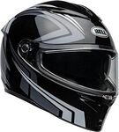 Bell Lithium Jetstream, Integralhelm - Schwarz/Silber - S