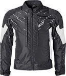 GMS-Moto Kasai, Textiljacke wasserdicht - Schwarz/Wei&szlig; - L