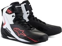 Alpinestars Faster 4, Schuhe - Schwarz/Wei&szlig;/Rot - 6