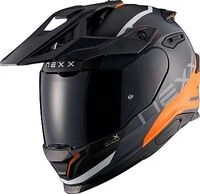 Nexx Y.Travl Quest, Endurohelm - Matt Schwarz/Orange/Grau - XS