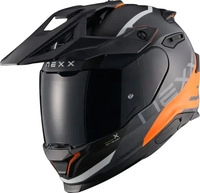 Nexx 28800-M-383, Nexx Y.Travl Quest, Endurohelm - Matt Schwarz/Orange/Grau - M