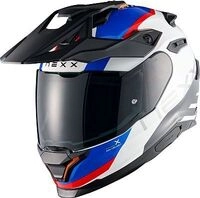 Nexx Y.Travl Quest, Endurohelm - Wei&szlig;/Blau/Rot - XS