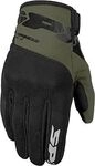 Spidi Flash-KP, Handschuhe - Schwarz/Oliv - S