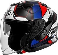 Shoei J-Cruise 3 Whizzy, Jethelm - Schwarz/Wei&szlig;/Blau/Rot - S