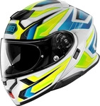 Shoei 12.07.106.6, Shoei Neotec 3 Anthem, Klapphelm - Wei&szlig;/Blau/Neon-Gelb/Neon-Gr&uuml;n