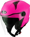 KYT Y6DC00WF.4, KYT D-City Plain, Jethelm - Neon-Pink - M