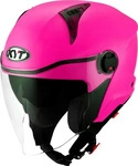 KYT Y6DC00WF.2, KYT D-City Plain, Jethelm - Neon-Pink - XS