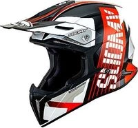 Suomy X-Wing Amped, Motocrosshelm - Schwarz/Rot/Wei&szlig; - XS