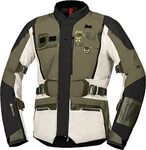 IXS Venture-GTX 1.0, Textiljacke Gore-Tex - Hellgrau/Oliv/Schwarz - XXL