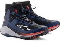 Alpinestars Speedforce XR, Schuhe - Dunkelblau/Schwarz/Neon-Rot/Grau - 9 US