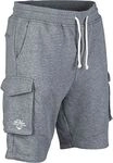 Mil-Tec US Sweat, Cargoshorts - Grau - S