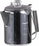 Mil-Tec Edelstahl, Kaffee-Percolator - Silber