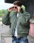 Mil-Tec US Flieger CWU Basic, Textiljacke - Oliv - S