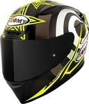 Suomy TX-Pro Neil Hodgson, Integralhelm - Schwarz/Grau/Wei&szlig;/Neon-Gelb - XS
