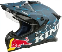Kini KRADV-001, Kini ADV X Red Bull 2.0, Endurohelm - Matt Dunkelblau/Wei&szlig;/Blau - XS