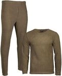 Mil-Tec Thermofleece, Funktionsunterw&auml;sche - Oliv - M