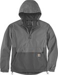 Carhartt Packable Anorak, Textiljacke - Grau/Dunkelgrau - M